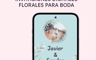 ¡Ya disponible la nueva plantilla “Acuarela”! Un diseño fresco y floral para tu invitación digital